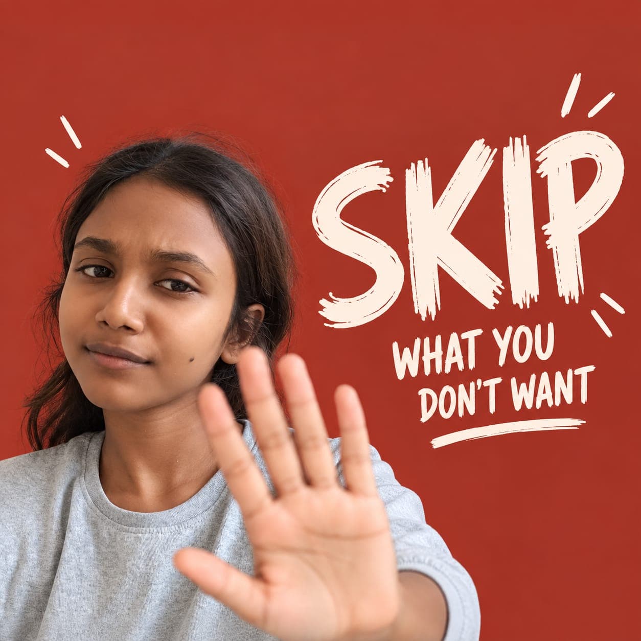 Add what you want. Skip what you don't.